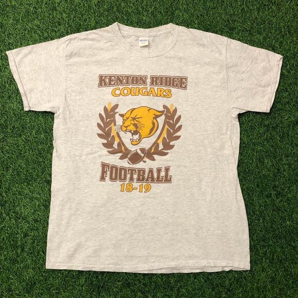 Gildan Other - Light Grey Kenton Ridge Cougars Football Graphic Tee